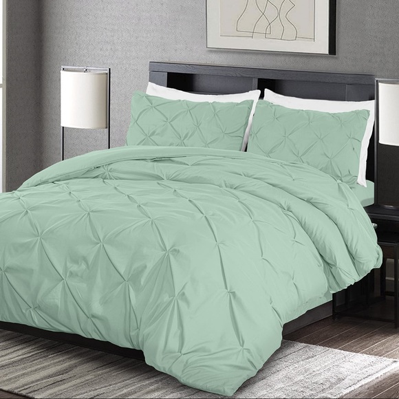Threshold Bedding Brand New Threshold Pinch Tufted Seafoam Pleat